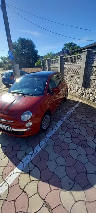 Fiat 500 | 1.2 Benzină (69 CP) | An 2009 | Roșu