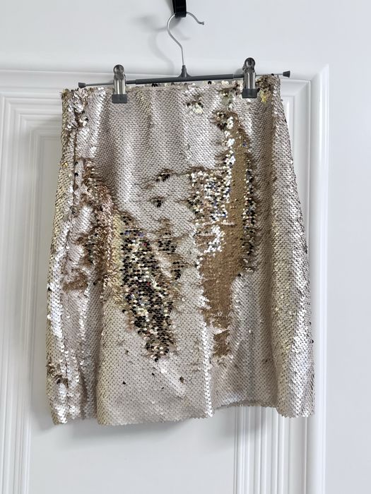 Мини юбка в пайетки