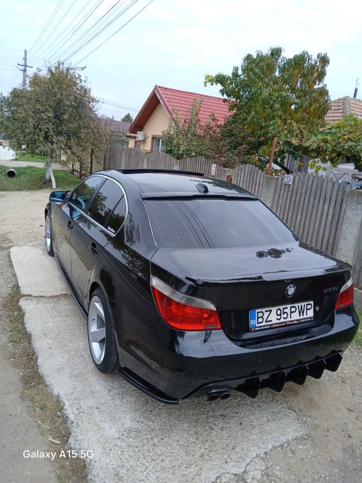 Prelungire Nervuri Tepi Striatii difuzor Bara Spate BMW E60 E61 Maxton