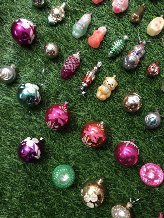 Игрушки на ёлку СССР  Антикварные