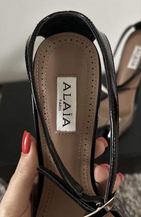 Pantofi Alaia piele naturala pe comanda