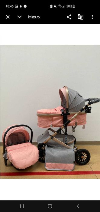Vând cărucior 3 in 1