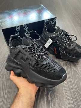 *NEW* Versace Chain Reaction Black -NEW (36-45)