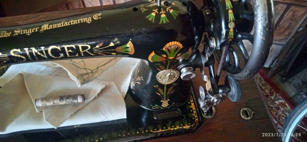 Mașina de cusut Singer 66K 
an 1910,rara,colectionari