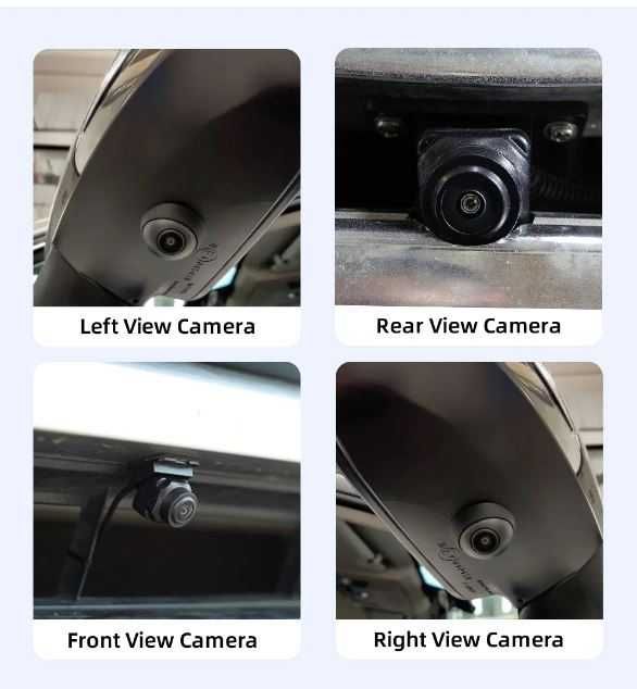 Set 4 Camere Panoramice 360° -1080P /AHD,  pentru mașinile cu Android