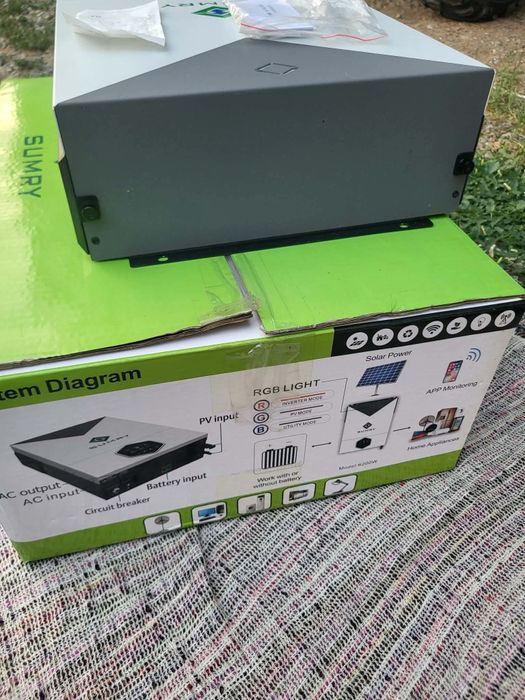 Vând invertor 48v Hibrid de 6.2kw