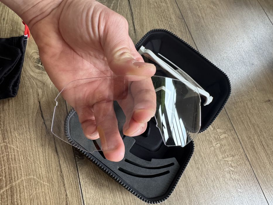 100% S3 Matte White - Hiper Silver Mirror