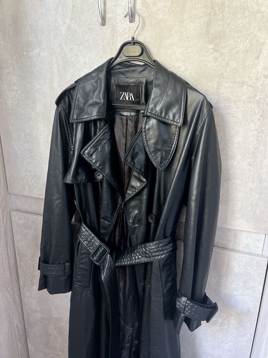 Кожаный Тренч ZARA