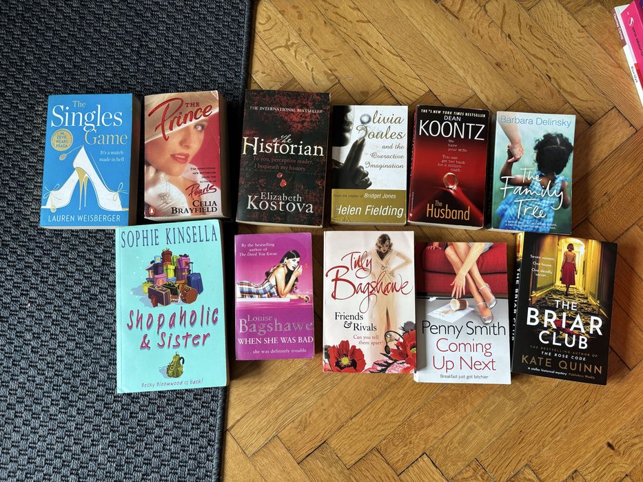 лот книги на български и английски