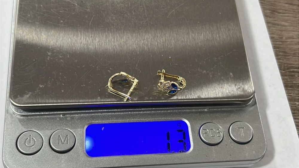 Златни Обеци детски 1.3гр