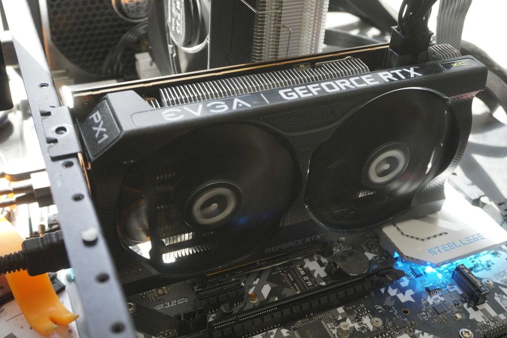RTX 3060 Ti 8GB EVGA XC Nvidia GPU видеокарта / вкл. ДДС