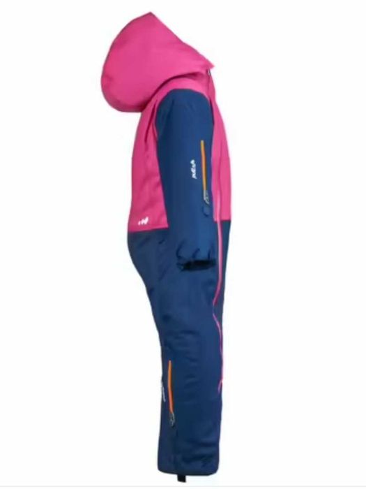 Costum săniuș/schi XWARM PULL'N FIT Roz-Albastru Bebe