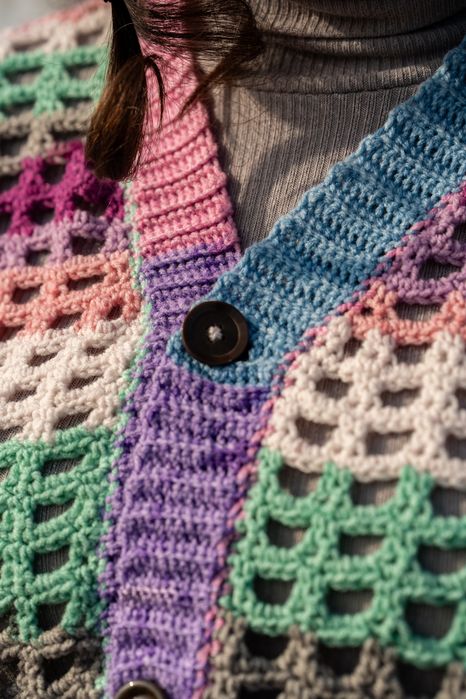 Cardigan croșetat