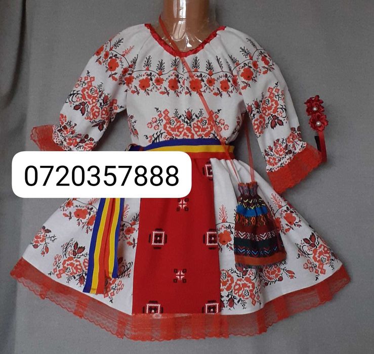 Costum popular pentru copii 3-4-5 ani, 175 lei