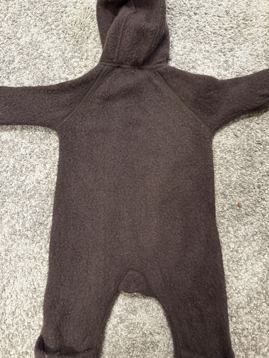 Salopetă Mikk-line din lână merinos fleece 56 cm