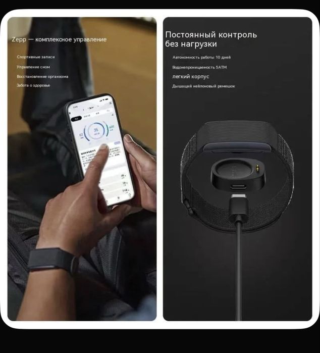 Amazfit Helio Strap — фитнес-браслет + 10 ремешков