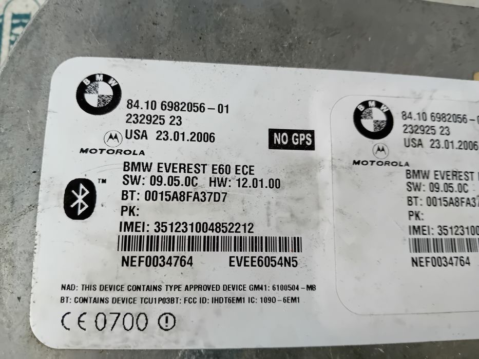 modul bluetooth bmw e60