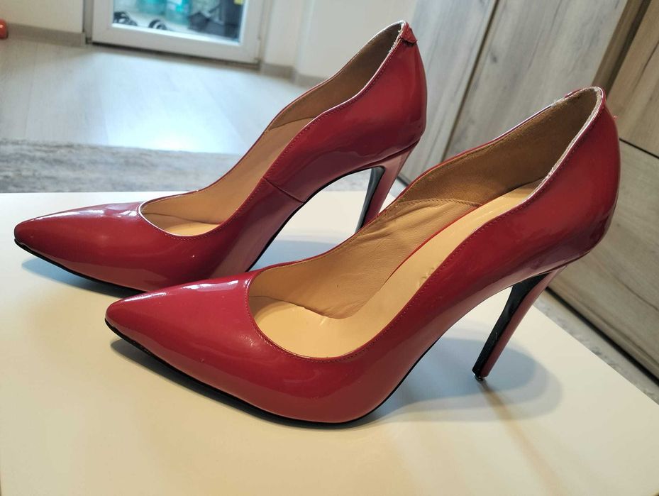 Pantofi femei stiletto din piele naturală marimea 39, Veronesse 413