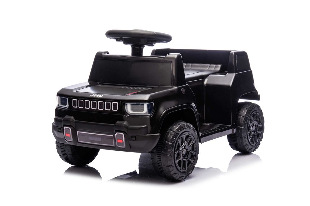 ТОП ЦЕНА!НОВО!Акумулаторна кола Jeep Recon Black с 6 V батерия,кожена седалка,Bluetooth