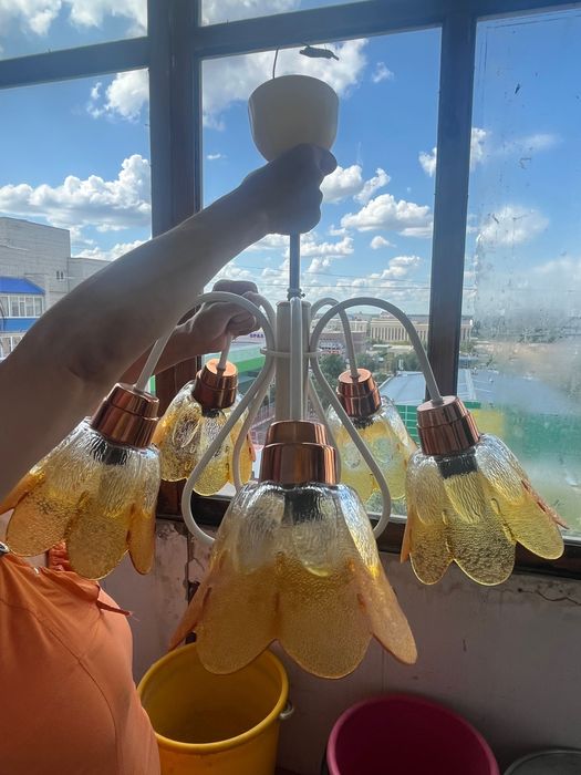 Люстра цветочная