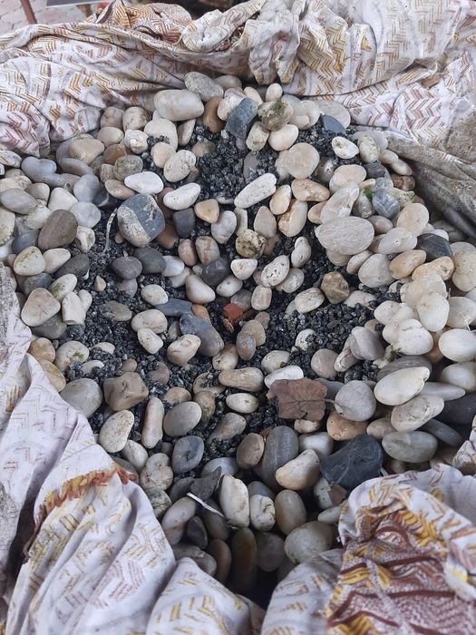 Песок и камешки с аквариума