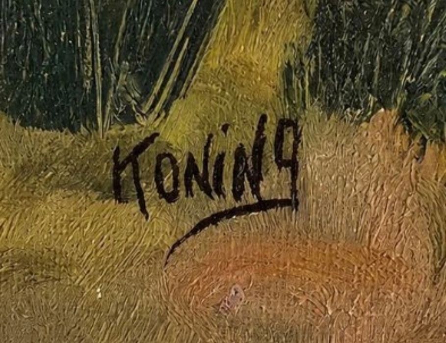 Tablou- pictură în ulei- Arnold Hendrik Koning