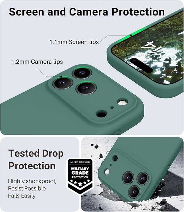 Husa iPhone 17 Pro Max Luxury Elegance Verde