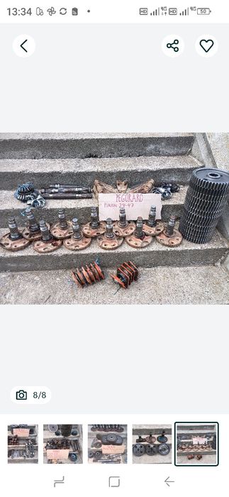 Piese freza grapă rotativa pinion slamAx.