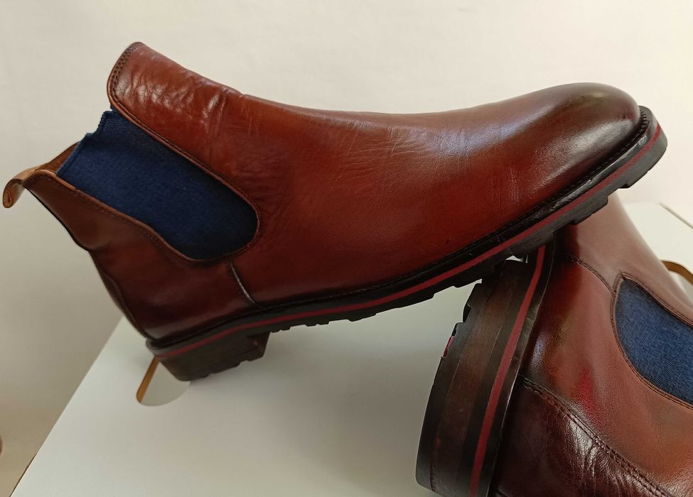 Ghete chelsea plain toe 42 LLOYD Germany piele naturala moale