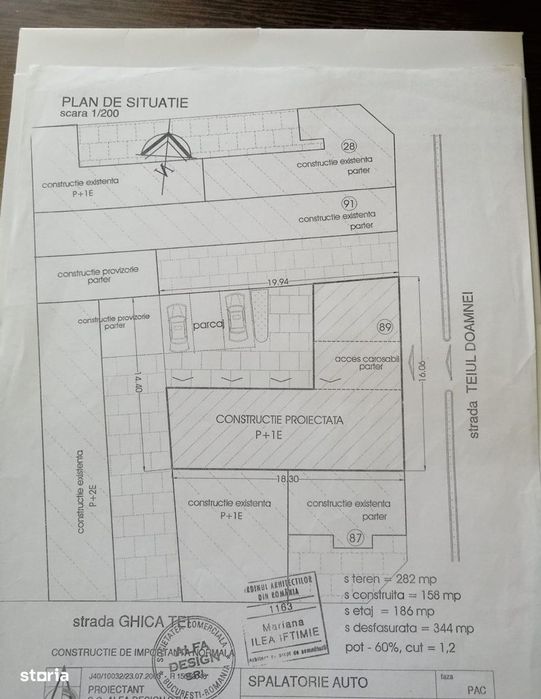 Spatiu Comercial Inchiriat 340mp - Strada Teiul Doamnei numarul 89