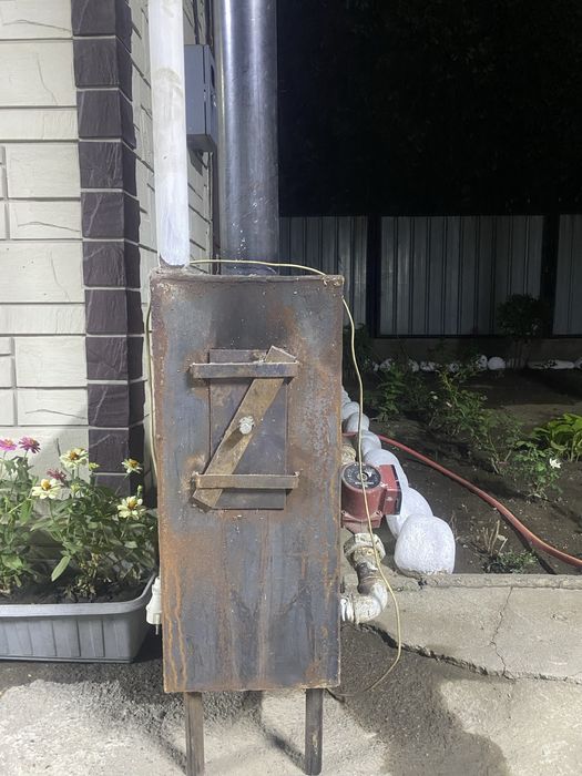 Газовая печка.