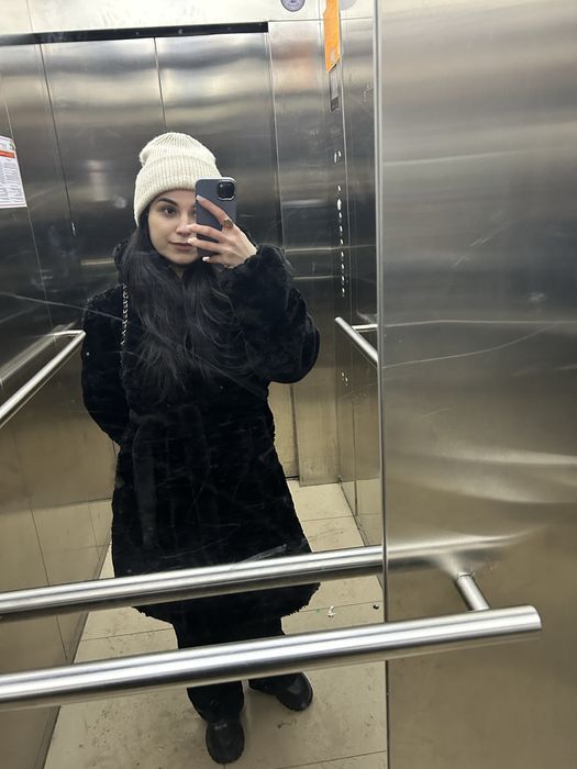 Искусственная шуба теплая