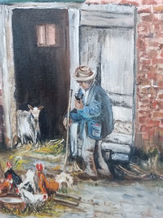 Картина маслени бои  върху платно