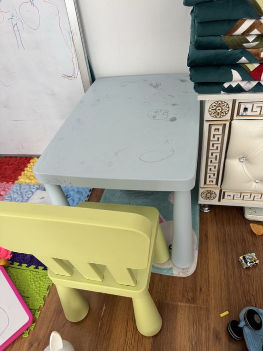 Детский стол и стульчик от икеа ikea