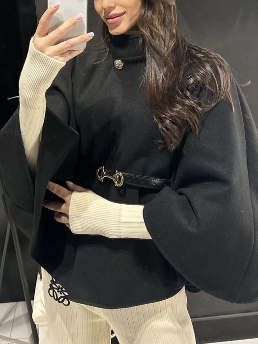 Черна перелина с колан - нова!