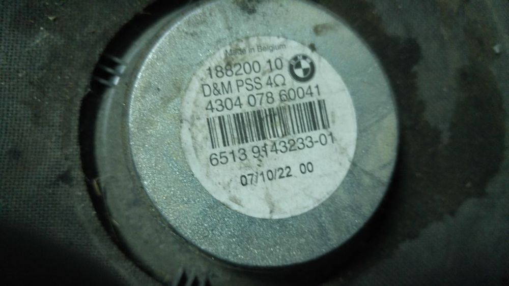 boxa subwoofer sub scaun stanga bmw seria 3 e90 e91 65139143233-01 18820010