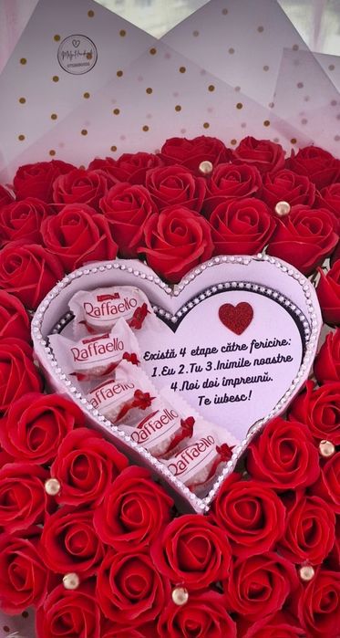 Buchete flori/buchet trandafiri sapun/căpșuni în ciocolată