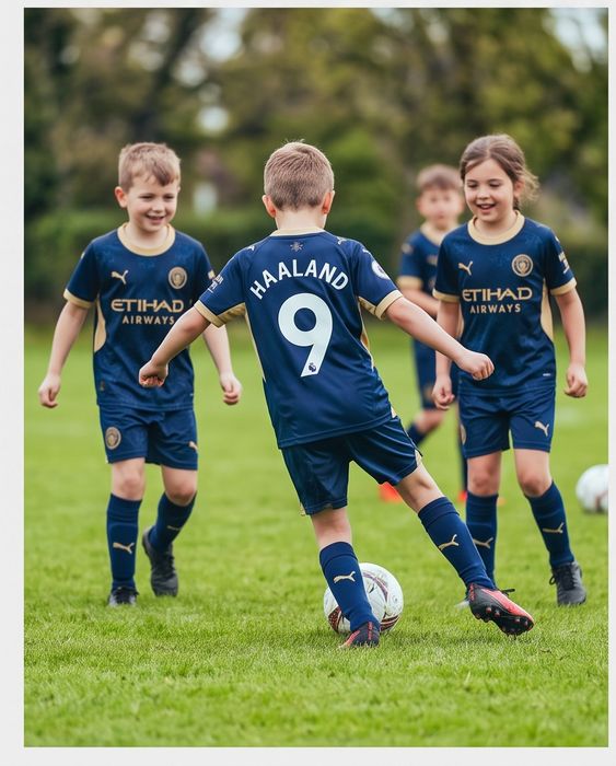 HAALAND 9 детско юношеска футболни екипи Manchester City НОВО сезон 2026-27 година