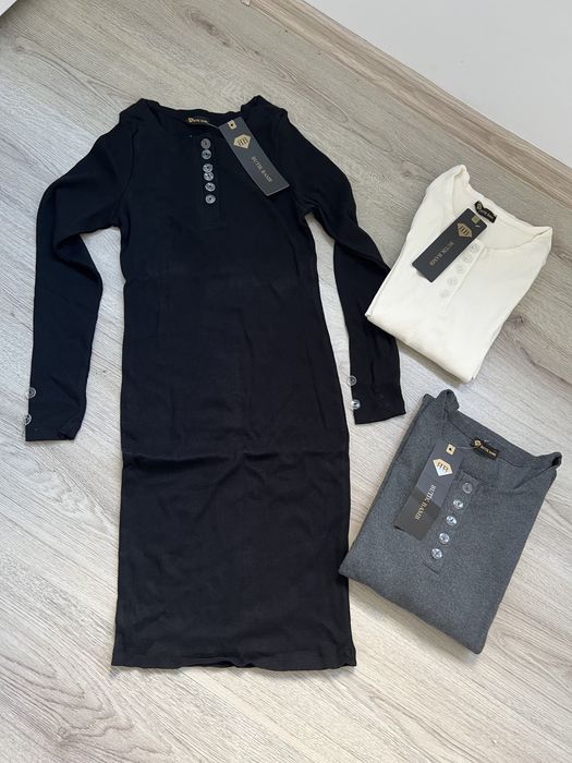 Дамска рипсена  рокля