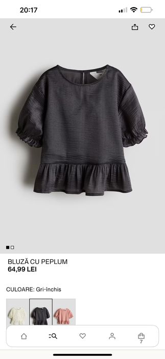 Bluza fetite H&M marime 6-7 ani