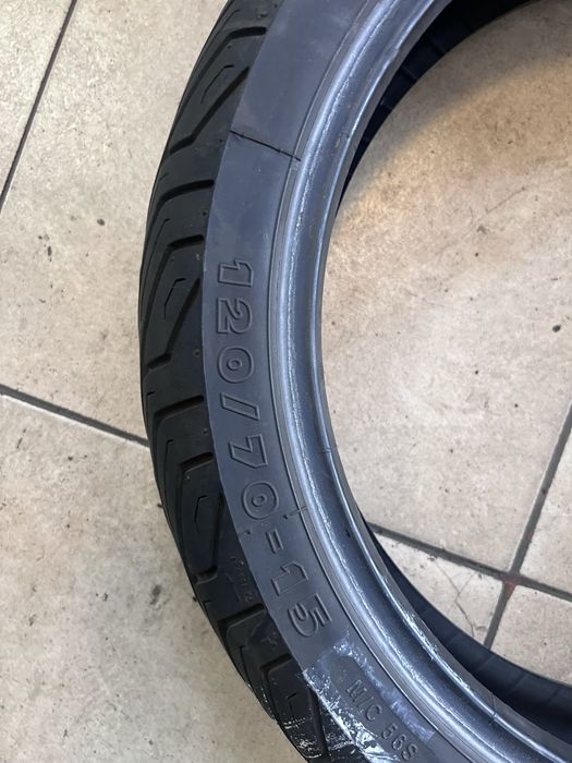 Anvelope moto fata + spate 150/70-13 -- 120/70-15 - michelin