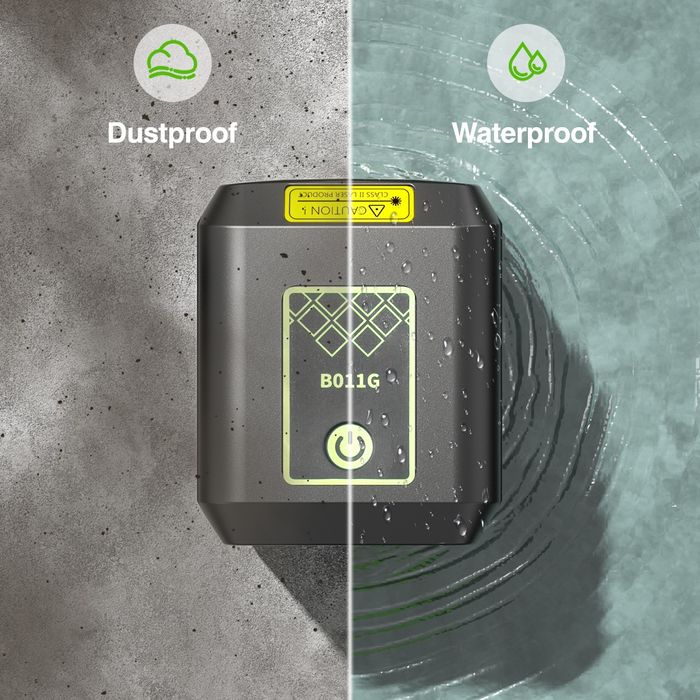 Самонивелиращ нивелир Huepar зелен лъч