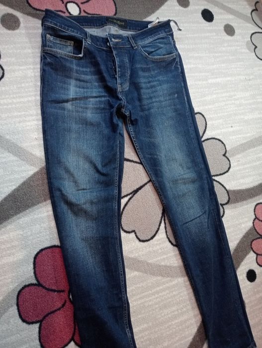 Дънки тъмно сини