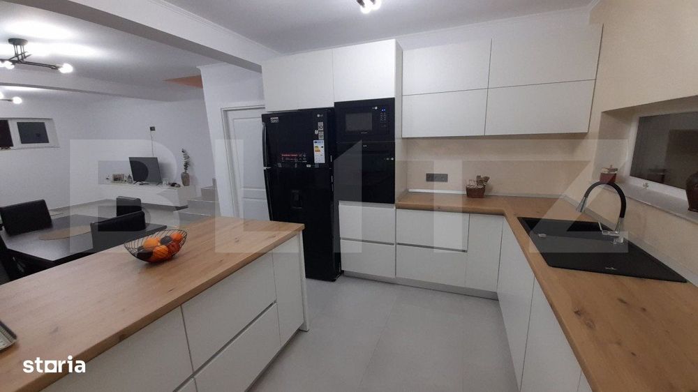 Casa de inchiriat ,moderna , 4 camere , 120 mp , 470 mp teren