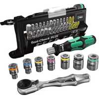 Set cheie dinamometrica cu tubulare, 3/8, 23 de piese, Wera 9721 