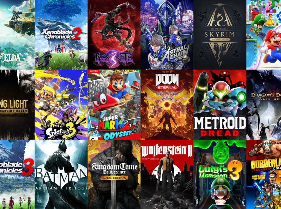 Любые игры на Nintendo Switch