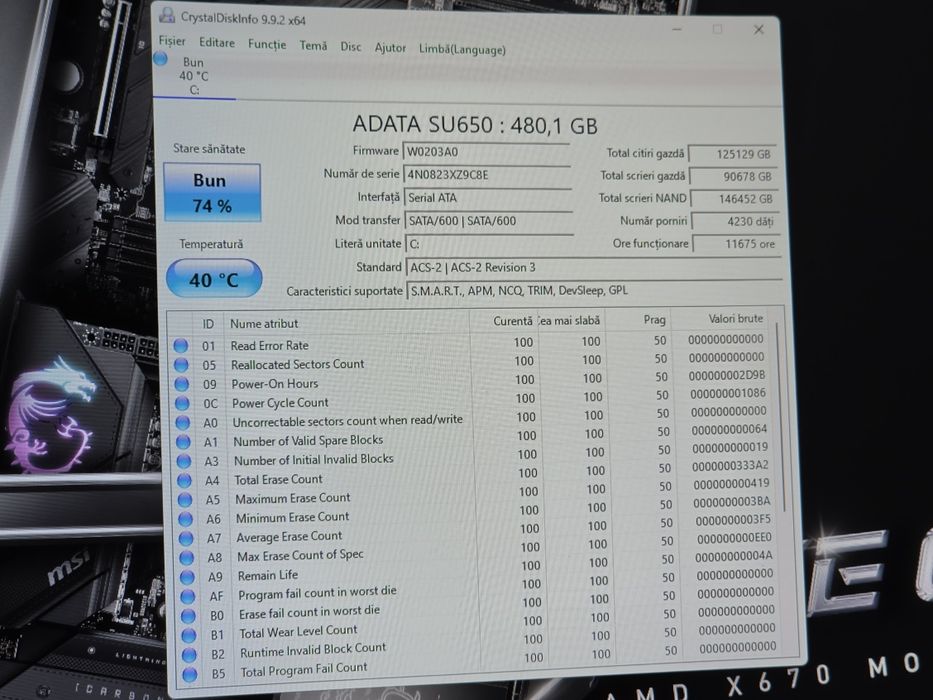 Adata Su650 Sata 2.5 480gb