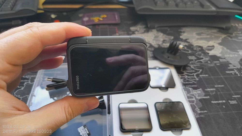 Insta360 Ace Pro + 4 Telesin филтъра + DJI Mic Mini