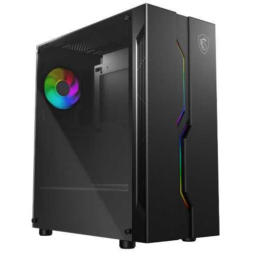 Unitate PC Gaming Mid-Tower MSI MAG VAMPIRIC 010, Intel Core i7 10700F, 16 Gb RAM, SSD 500 Gb, RTX 3050 8 Gb | Garantie 12 Luni | UsedProducts.ro