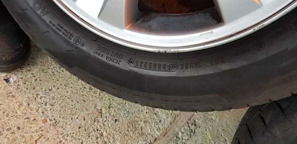 Roți de vară cu jante orig. Ford 5x108 16, 6,5jx16, Falken 205/55/R16